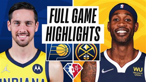 nuggets pacers full game highlights